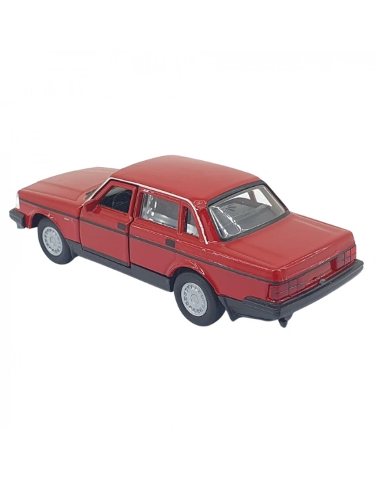 1:32 Volvo 240 GL Çek Bırak -Araba -  43784-KIRMIZI