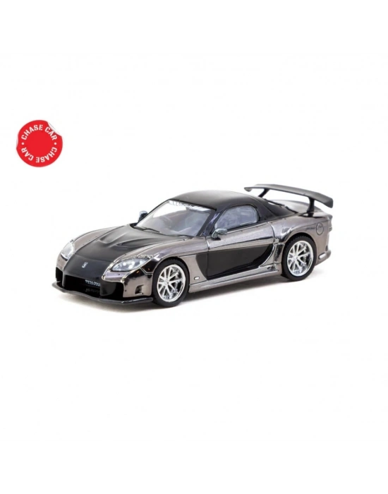 1/64 Mazda RX-7 VeilSide Fortune7 Grey Metallic / Black