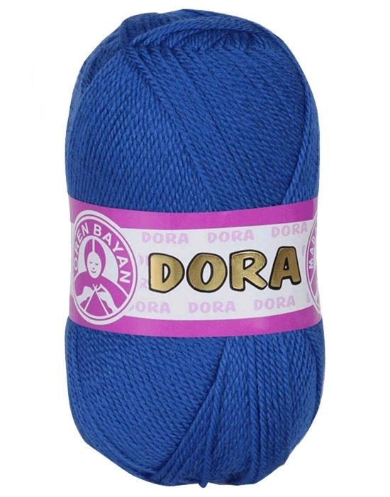 1 Adet Dora El Örgü İpi Yünü 100 gr 016 Saks Mavi