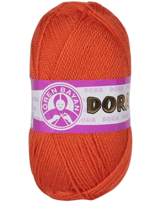 1 Adet Dora El Örgü İpi Yünü 100 gr 031 Turuncu