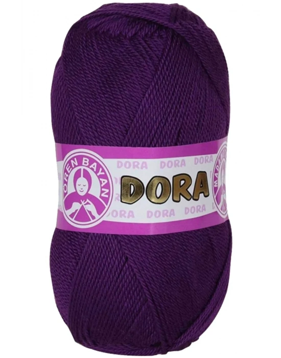1 Adet Dora El Örgü İpi Yünü 100 gr 043 Mor