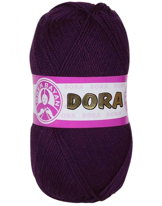 1 Adet Dora El Örgü İpi Yünü 100 gr 061 Mürdüm