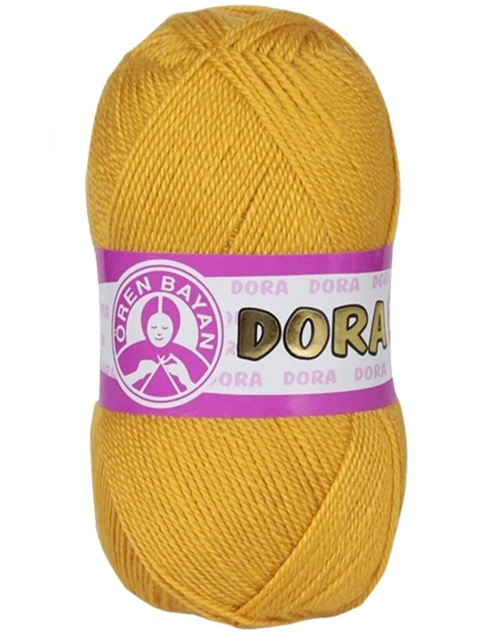 1 Adet Dora El Örgü İpi Yünü 100 gr 102 Sarı