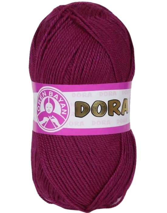 1 Adet Dora El Örgü İpi Yünü 100 gr 103 Mürdüm