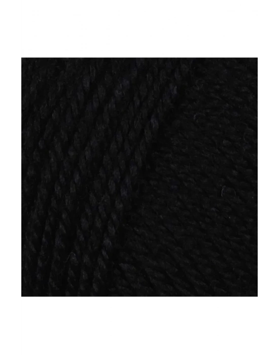 1 Adet Dora El Örgü İpi Yünü 100 gr 999 Siyah