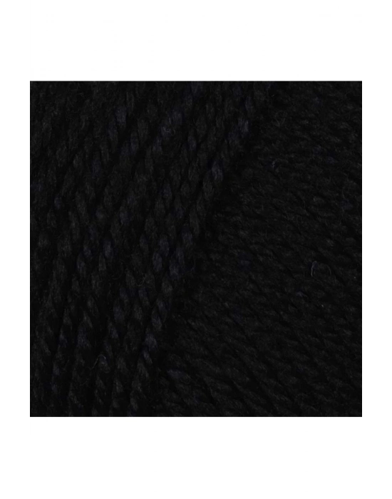 1 Adet Dora El Örgü İpi Yünü 100 gr 999 Siyah