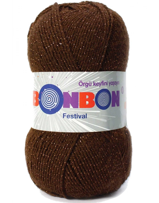 1 Adet Festival Simli Örgü İpi Yünü Renk No:219