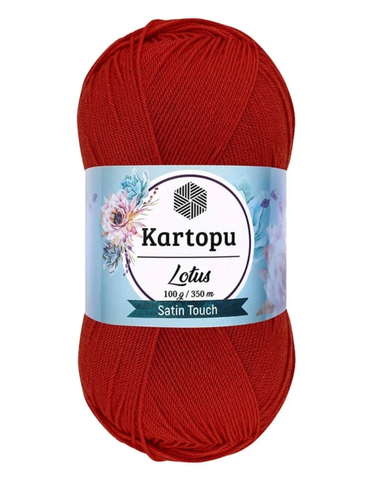 1 Adet Lotus Bikini Büstiyer Bluz Örgü İpi  K101 Nar Çiçeği