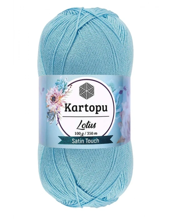 1 Adet Lotus Bikini Büstiyer Bluz Örgü İpi  K537 Bebe Mavi