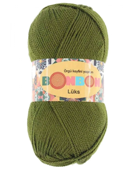 1 Adet Lüks Patik İpi Yünü Haki 98686