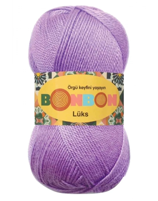 1 Adet Lüks Patik İpi Yünü Lila 98275