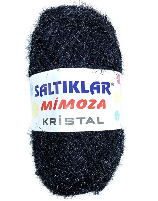 1 Adet Mimoza Kristal Işıltılı Şal Patik Yelek İpi SİYAH