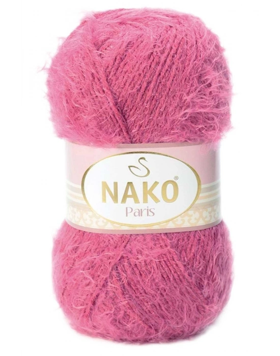 1 Adet Paris El Örgü ipi Yünü Koyu Pembe 6578