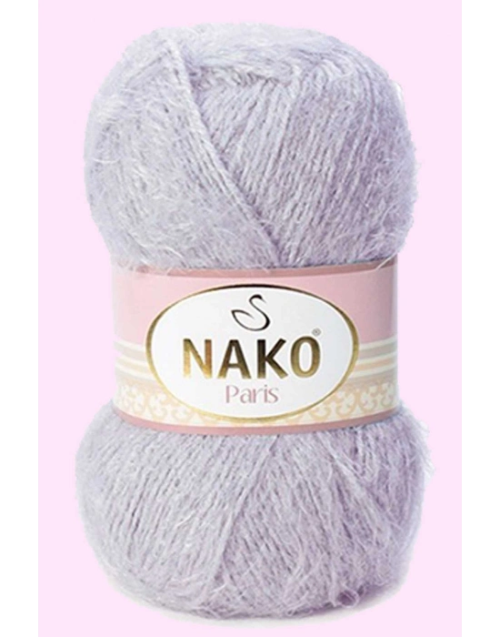 1 Adet Paris El Örgü ipi Yünü Pembeli Gri 3079