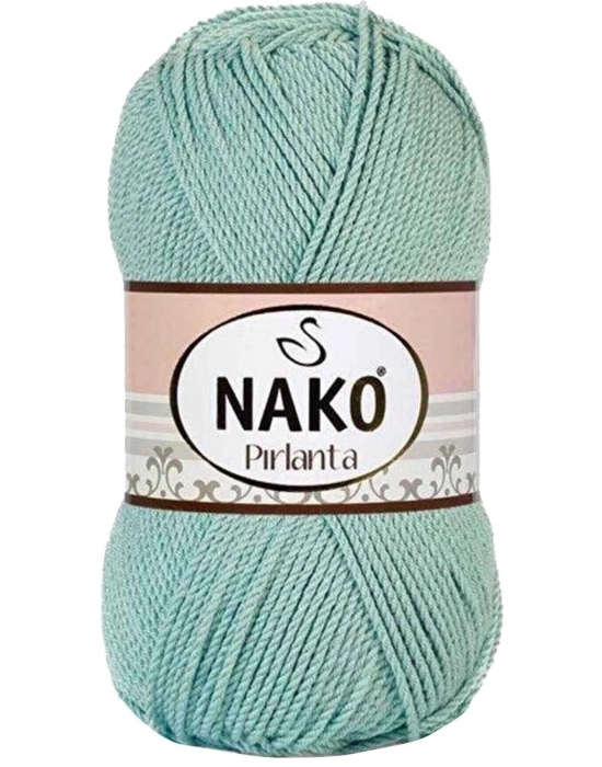 1 Adet Pırlanta Amigurumi El Örgü İpi Yünü Çağla Yeşili 12297