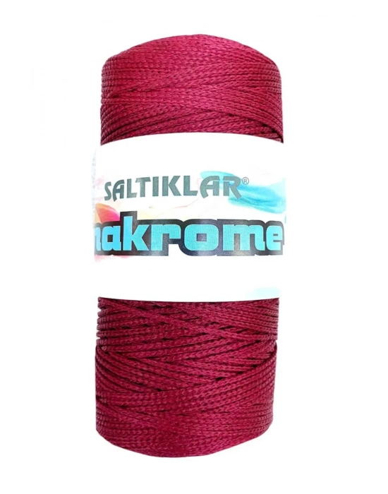 1 Adet Polyester Makrome İpi 1560 Bordo 100 gr