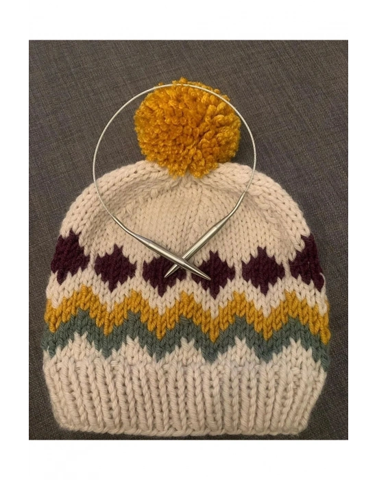 1 Adet Sport Wool Atkı Bere Ceket Yelek Örgü İpi Yünü No: 2807 Bonsai Çiçeği