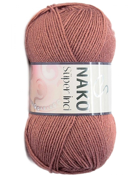 1 Adet Süper İnci El Örgü İpi 100 gr Marsala Kırmızı 2248