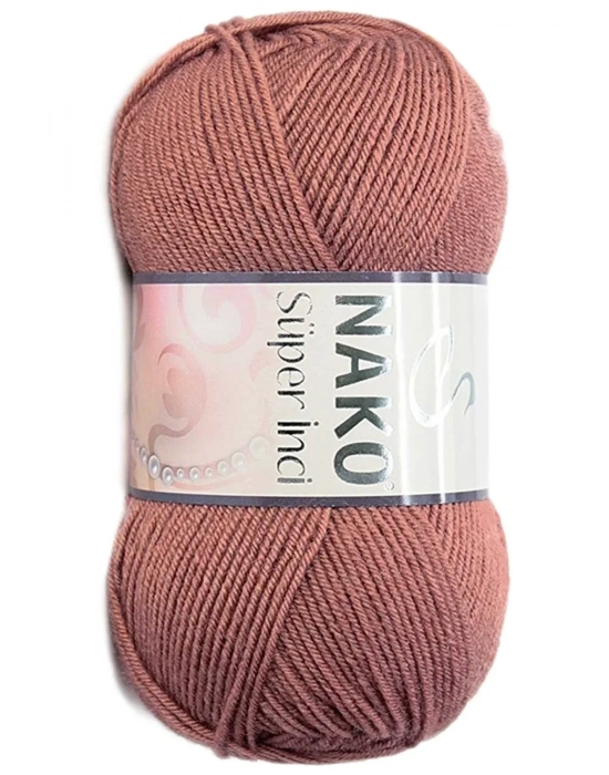 1 Adet Süper İnci El Örgü İpi 100 gr Marsala Kırmızı 2248