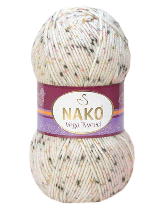 1 Adet Vega Tweed Premium Akrilik El Örgü İpi Yünü No: 31752