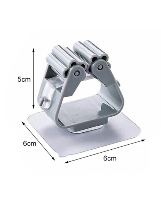 1 Adet Yapışkanlı Pratik Mop Tutucu Beyaz
