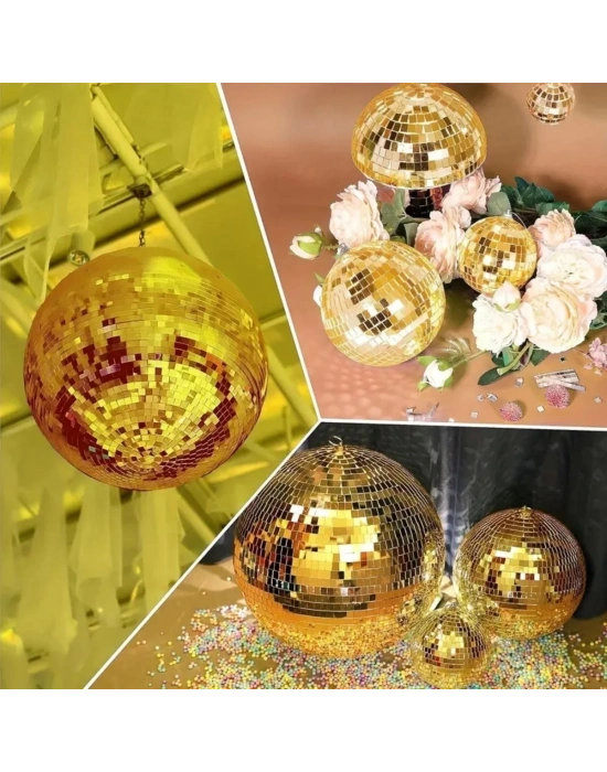 ® 1 Metre Uzunluğunda Gold Renk Aynalı Mozaik Taşlı Dekor Bandı 4 cm x 1 mt