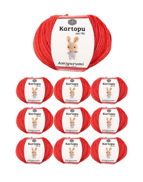 10 Adet Amigurumi El Örgü İpi 50gr 1170