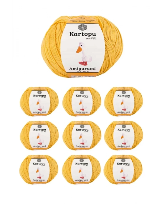 10 Adet Amigurumi El Örgü İpi 50gr 317