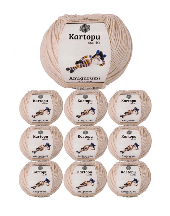 10 Adet Amigurumi El Örgü İpi 50gr 354