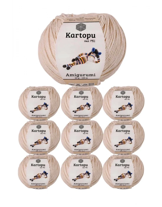 10 Adet Amigurumi El Örgü İpi 50gr 354