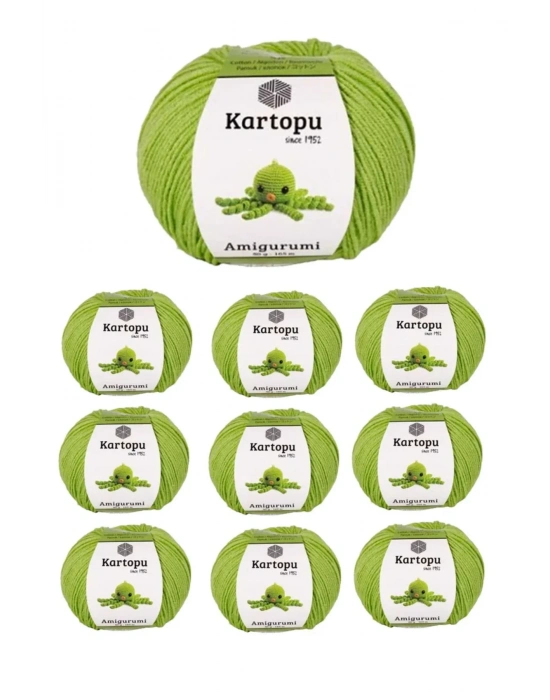 10 Adet Amigurumi El Örgü İpi 50gr 404