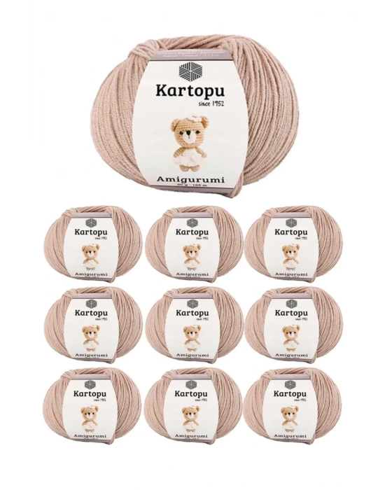10 Adet Amigurumi El Örgü İpi 50gr 850