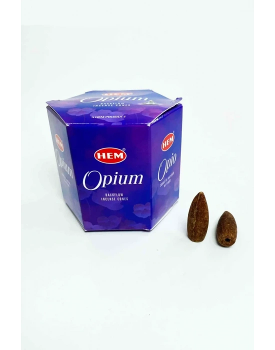 10 Adet Geri Akış Backflow Şelale Tütsü Konisi Tütsü Back Opium Gül