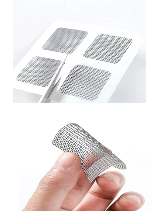 10 Adet Yapışkanlı Kesilerek Kullanılabilir Yırtık Kapı-pencere Sinekliği Onarım Tamir Bandı