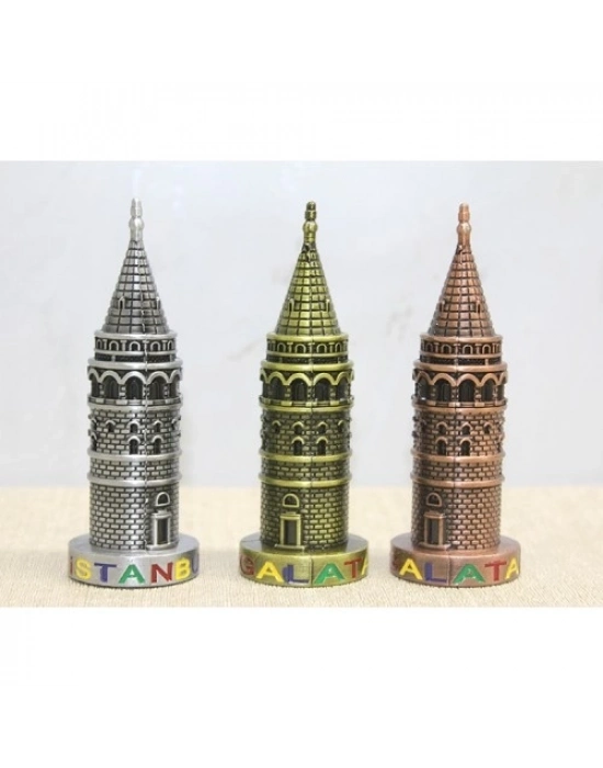 10 cm Metal Galata Kulesi