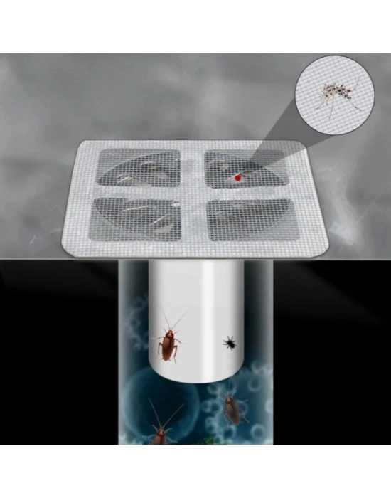 ®  10lu Banyo ve Mutfak Lavabo Koku Önleyici ve Haşere Böcek Önleyici Gider Filtresi