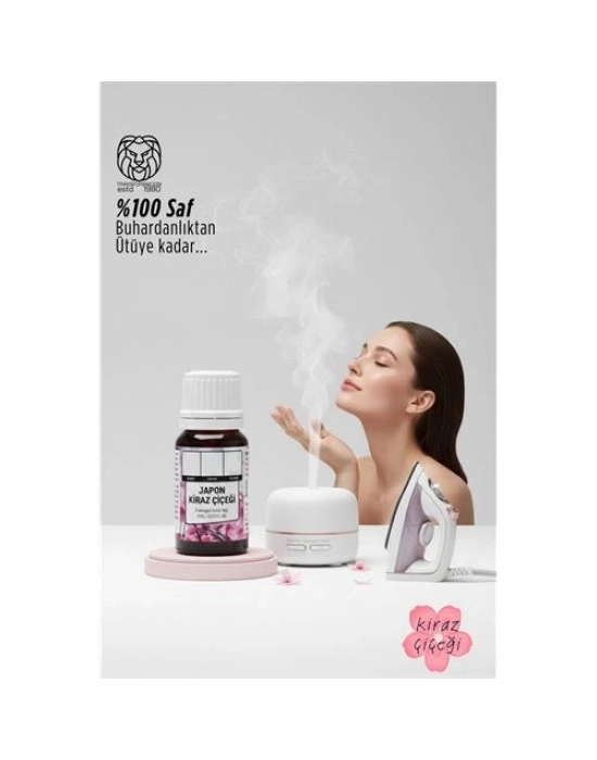 ® %100 Saf Japon Kiraz Çiçeği Esansı - Ütü, Buhardanlık ve Koku Makineleri İçin 10 ml