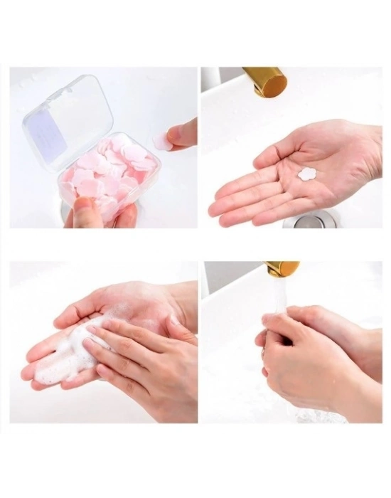 ® 100 Yaprak Eriyen Mini Parfümlü Kağıt Sabun