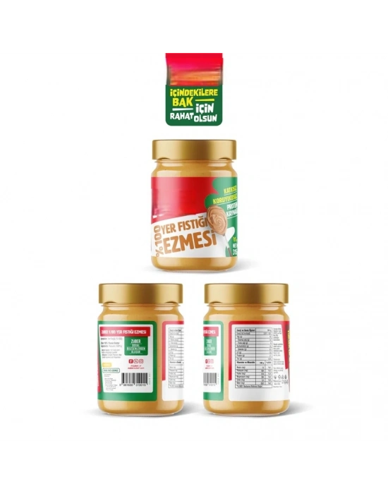 %100 Yer Fıstığı Ezmesi 315 Gr