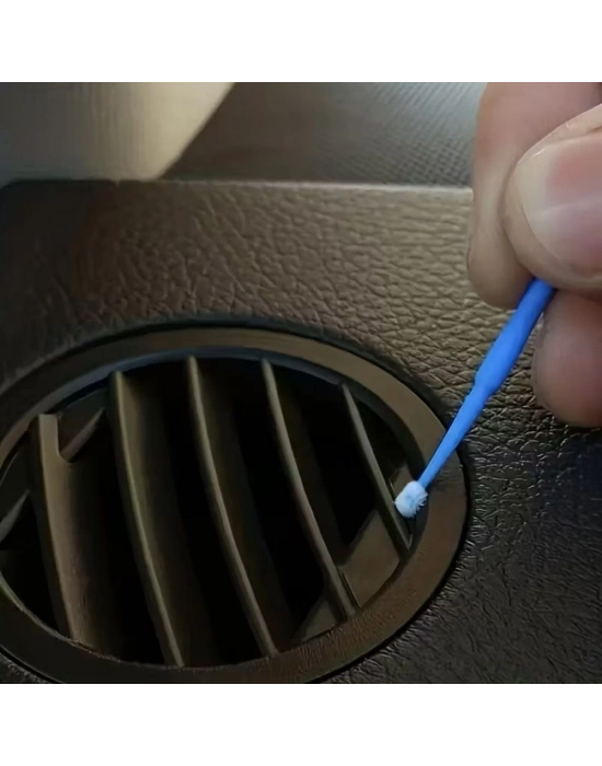 ®  100’lü Mini Tek Kullanımlık Araba Rötüş Fırçası –İnce Uçlu Yumuşak Kıllı Boya Uygulayıcı, Otomotiv Detaylandırma