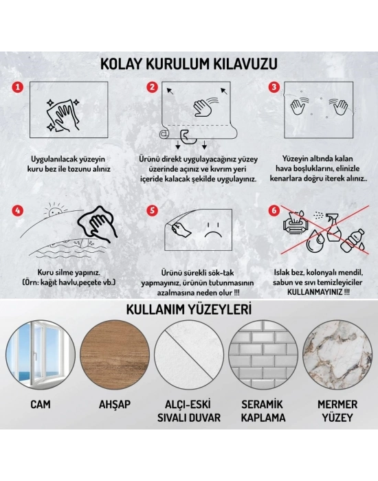®  100x100cm Statik Kağıt Renkli Çarpım Tablosu