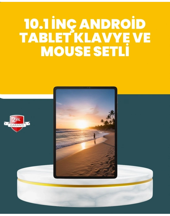 10.1 İnç IPS Ekranlı Android Tablet Bilgisayar Seti