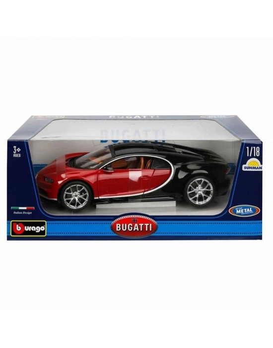1011040 1:18 Bugatti Chiron Model Mavi Araba -