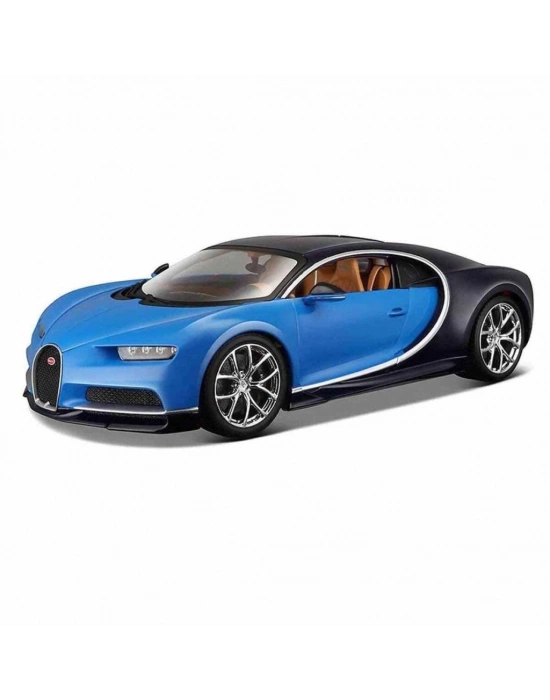 1011040 1:18 Bugatti Chiron Model Mavi Araba -