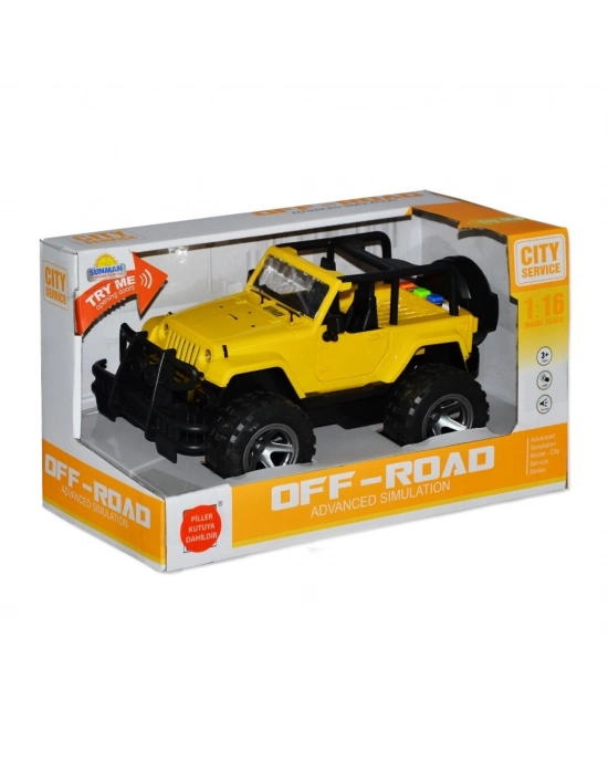 ®  10390 1:16 Sesli ve Işıklı Jeep