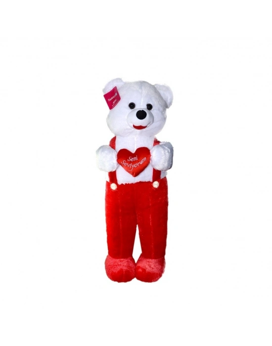 ® 1075KR Tulumlu Ayı Kırmızı 75 cm