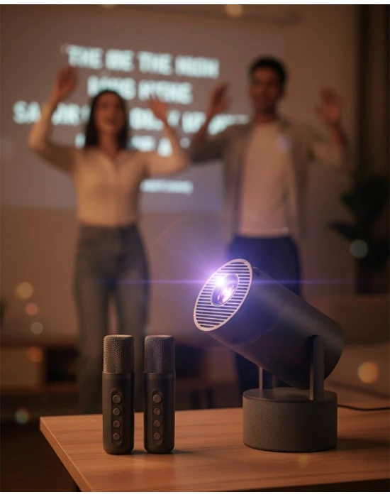 ® 1080P Taşınabilir Projeksiyon WiFi Bluetooth Destekli