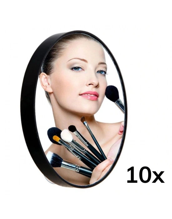 ®  10x Büyüteçli Vantuzlu Pratik Kullanışlı Makyaj Lens Traş Aynası