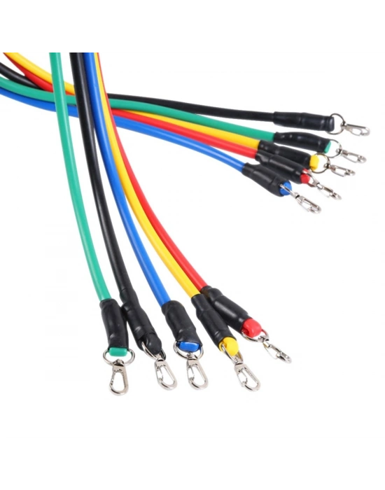®  11 Parça Lateks Egzersiz Bandı Çekme Halatı Egzersiz Seti