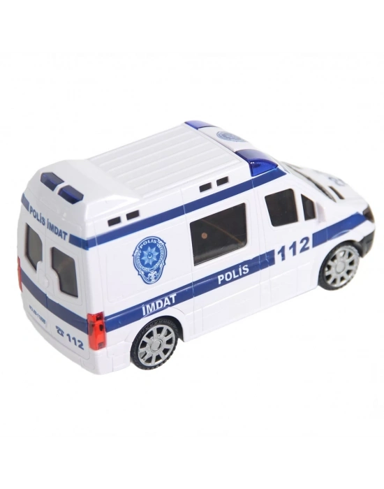 112 Polis İmdat 3D Işıklı Sesli Polis Aracı